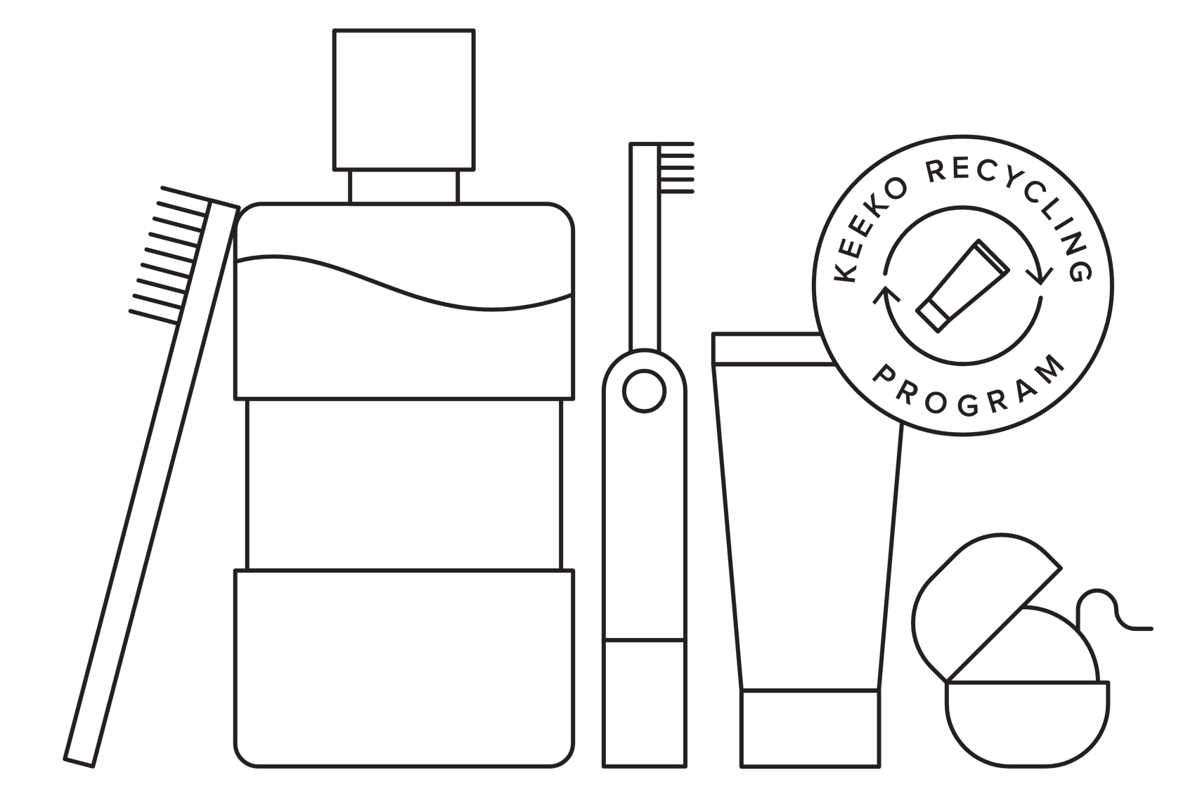 recycle toothpaste tubes recycle dental floss recycle plastic toothbrush