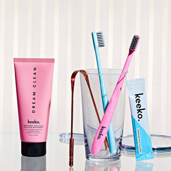 Keeko offers a range of natural dental care and eco friendly dental care with natural toothpaste and fluoride free toothpaste and toothpaste with hydroxyapatite along with eco friendly bamboo toothbrushes