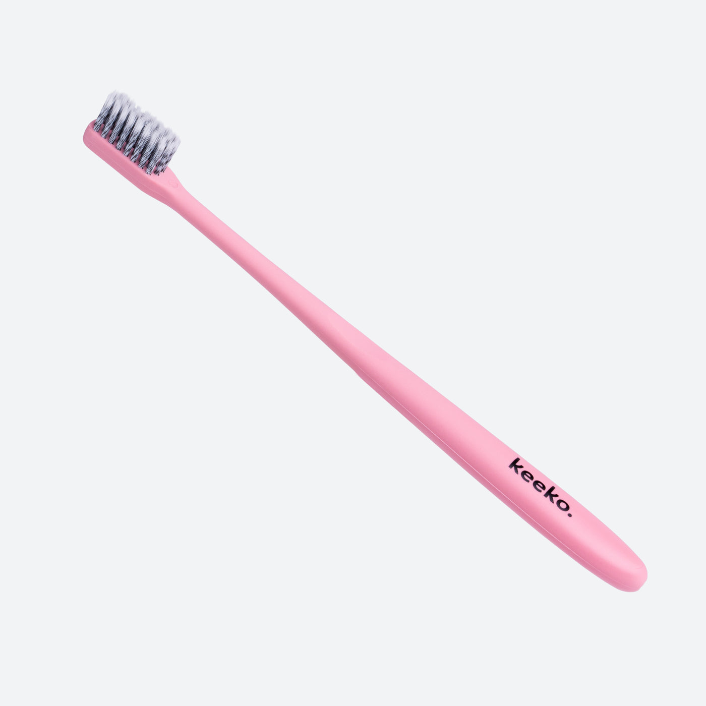pink biodegradable toothbrush