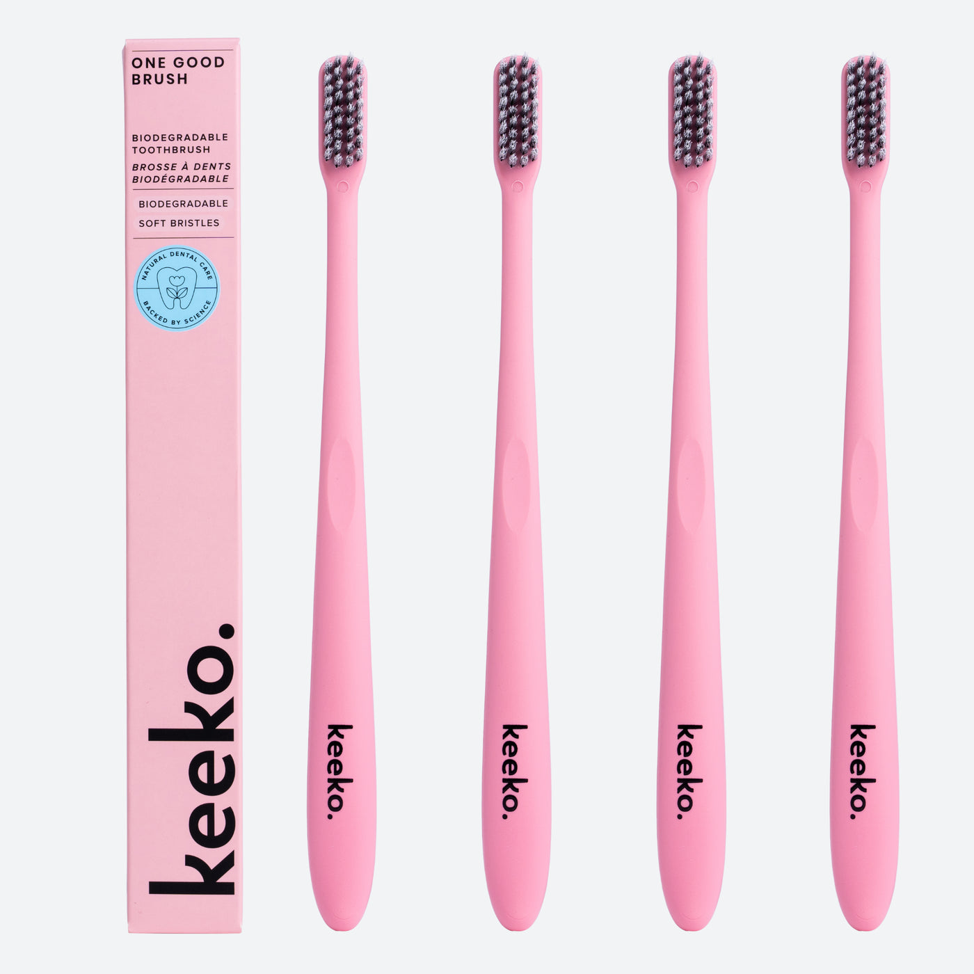 Biodegradable Toothbrush Set