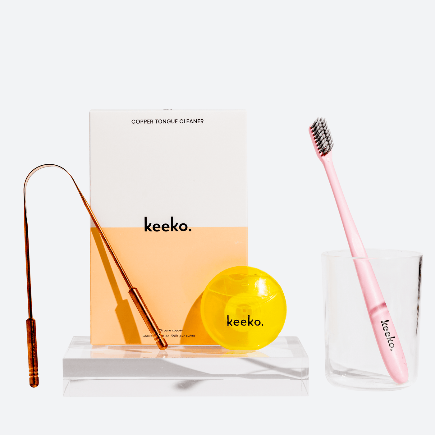 floss cooper tongue cleaner biodegradable toothbrush