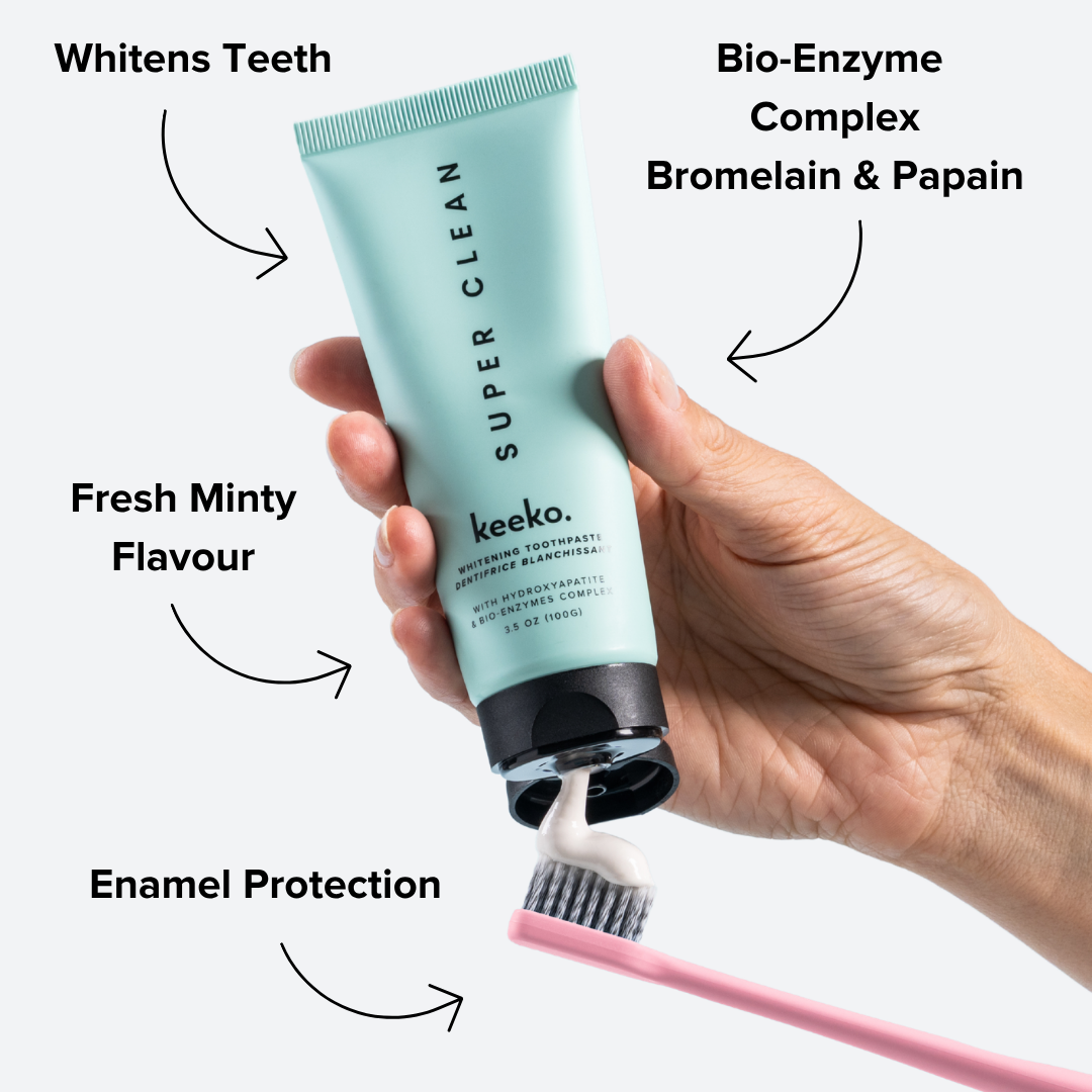 Shine bright like a diamond with our brand new Super Clean Whitening Toothpaste