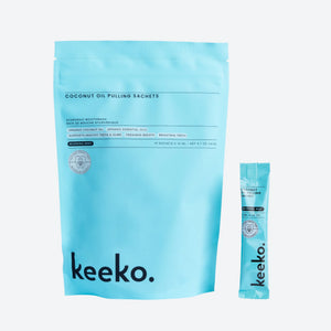 Morning Mint Oil Pulling Mouthwash Sachets