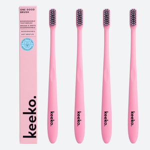 Biodegradable Toothbrush Set