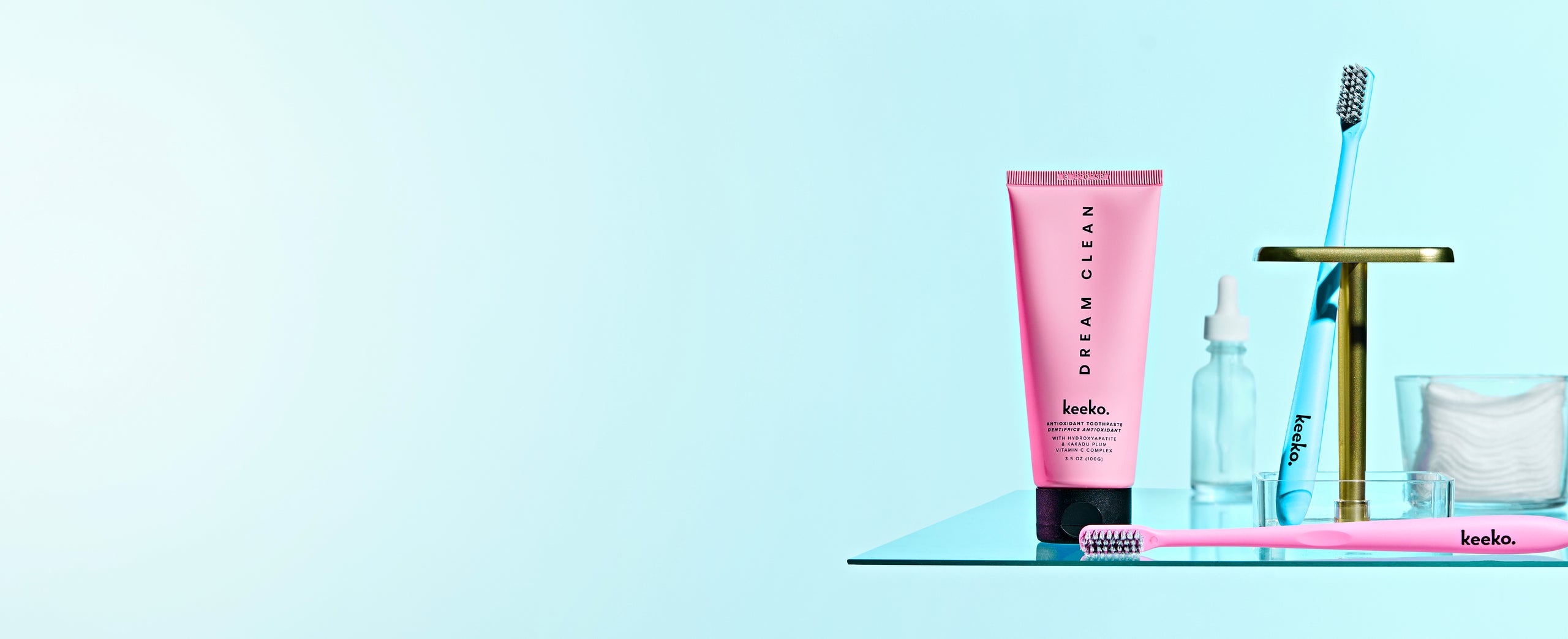 Keeko offers a range of natural dental care and eco friendly dental care with natural toothpaste and fluoride free toothpaste and toothpaste with hydroxyapatite along with eco friendly bamboo toothbrushes and eco friendly toothbrushes