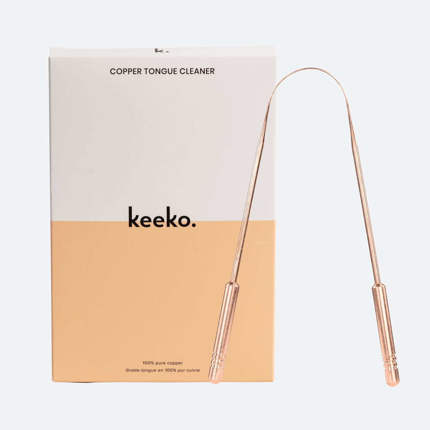 Copper Tooth Scraper Keeko Oral Care - Premium Copper Tongue Scraper
